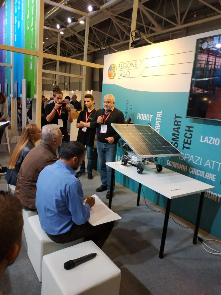 L'esposizione alla giuria  della Regione Lazio al MFR19